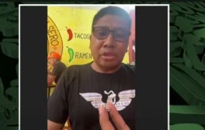 Diputado emecista sesiona desde puesto de tacos en Veracruz