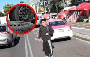 Así funciona el fraude de la llanta ponchada en CDMX: lo que se sabe (VIDEO)