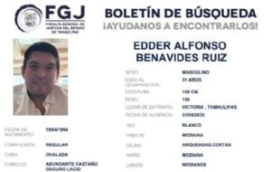 Familiares de joven desaparecido en un río de Tamaulipas exigen transparencia en su búsqueda