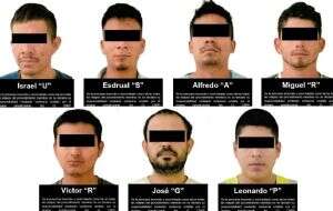 Dan siete años de prisión a siete integrantes del CJNG detenidos en Aguascalientes