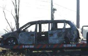 Dos cuerpos calcinados fueron hallados dentro de un auto en Mineral de la Reforma, Hidalgo