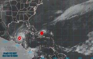 Se forma huracán “Oscar” frente a la costa de las Bahamas; México, en alerta por “Nadine”