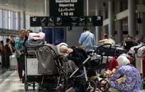 El principal aeropuerto de Líbano cancela más de 30 vuelos en plena oleada de ataques israelíes