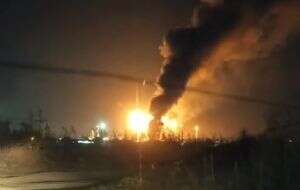 Refinería de Pemex en Salamanca se incendia; no se reportan lesionados