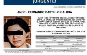 Ángel Fernando no fue víctima de delito tras desaparecer en Chapultepec: fiscalía de la CDMX