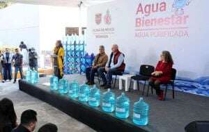 Llega a la CDMX el “Agua Bienestar”; venderán garrafones a 5 pesos