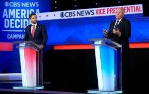 Sin carisma ni vigor, Vance y Waltz defienden posiciones de Trump y Harris en debate