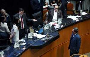 Fernández Noroña felicita al Pleno del Senado por el proceso "histórico" de insaculación del PJF