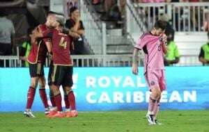 Messi e Inter Miami se estrellan en playoffs de la MLS al caer 3-2 ante Atlanta United