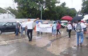 Chiapas: Trabajadores protestan contra la reforma al Poder Judicial