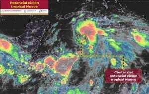 Y ahora el potencial ciclón Nueve amenaza a Quintana Roo; se convertiría en la tormenta Helene