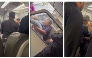 Difunden video del hombre que trató de secuestrar un vuelo de Volaris; pasajeros lo sometieron