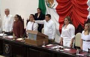 Javier May rinde protesta como gobernador de Tabasco