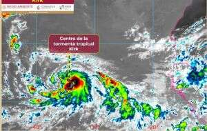 Se forma la tormenta tropical Kirk en el Atlántico: ¿afectará a México?