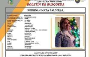 Reportan como desaparecida a la activista Sheridan Mata Balderas