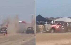 Tragedia en arrancones: Camioneta 4x4 choca con valla y arrolla a asistentes; murió un menor (Video)