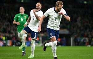 Harry Kane desata una goleada de 5-0 de Inglaterra ante Irlanda y el ascenso a la Liga de Naciones