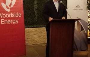 Dan bienvenida oficial a Woodside Energy al iniciar operaciones en Tamaulipas