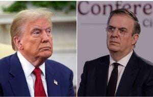 Así respondió Ebrard a las amenazas de Trump de imponer aranceles del 25% a México