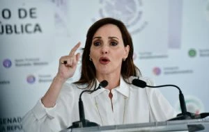 Senadores del PAN respaldan a Lilly Téllez tras críticas por pedir el apoyo de Trump contra el narco