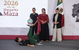 Ellas son las ganadoras de boletos para el Mundial; así mostraron su talento en la mañanera (Video)