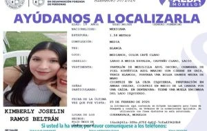 Fiscalía de Morelos confirma que cuerpo hallado sin vida es de Kimberly Ramos