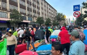 Segob rechaza participación de provocadores en movilización de la CNTE en CDMX
