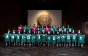 Selección Mexicana se toma foto oficial para el Mundial en Museo Nacional de Antropología