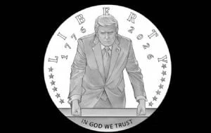 Moneda conmemorativa con imagen de Trump puede estar ligada al narco, advierten demócratas