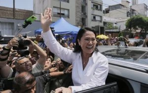Fujimori se consolida como vencedora de la primera vuelta en Perú