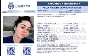 Kelly Ariadne, nieta de Paquita la del Barrio, desaparece en San Miguel de Allende