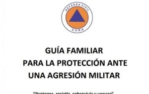 Gobierno de Cuba difunde una guía para protegerse ante una 