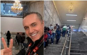 Rubalcava intenta unirse a tendencia por remodelación de estación Hidalgo y lo tunden en redes