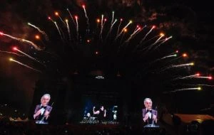 Andrea Bocelli reunió a más de 130 mil personas en el Zócalo capitalino