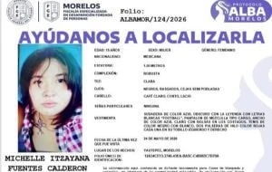 Hallan sin vida a Michelle Itzayana, estudiante de la UAEM que desapareció hace 11 días