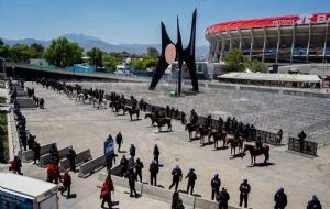 Despliegan operativo en el Estadio Banorte previo al partido México vs. Portugal (Fotogalería)