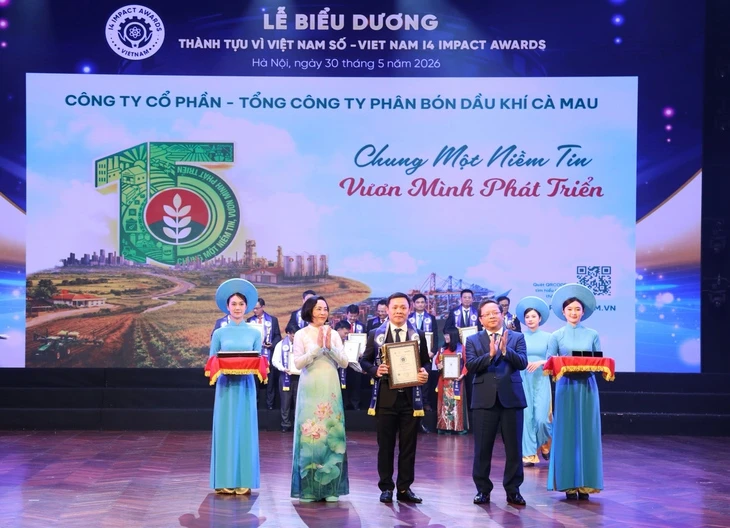 PVCFC được vinh danh ở Vietnam I4 Impact Awards 2026
