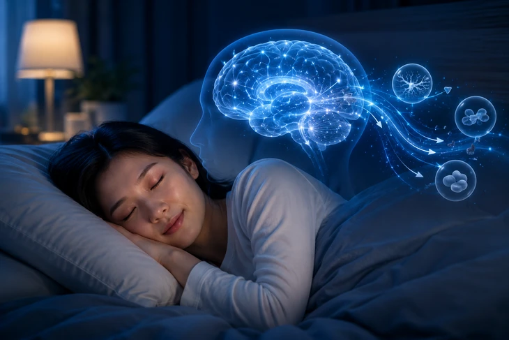 Một giấc ngủ ngon giúp loại bỏ độc tố trong não