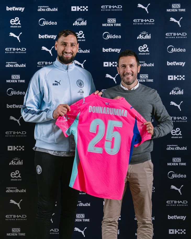 Donnarumma: 'Tôi đến Man City để làm nên lịch sử và đoạt các chức vô địch'