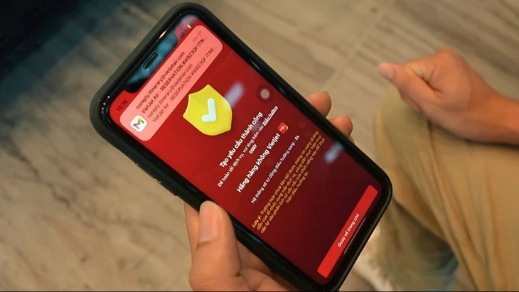 Trải nghiệm nhận diện sinh trắc học lên máy bay với VNeID và Vietjet