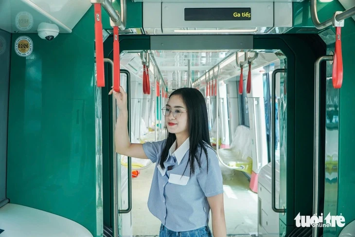 99,9% hành khách hài lòng khi đi metro Nhổn - ga Hà Nội