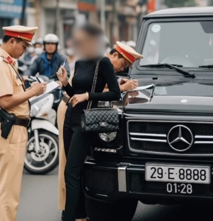 Dùng AI dựng cảnh bị xử phạt giao thông: 'Sống ảo' nhưng dễ hậu quả thật