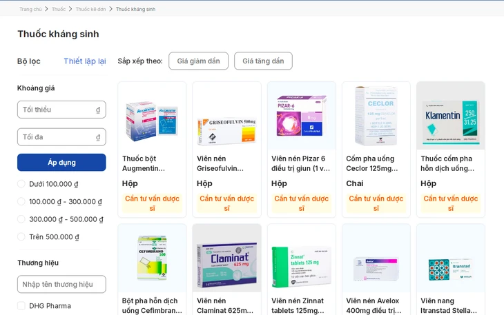 Bán thuốc online phải công khai chứng chỉ hành nghề, số điện thoại người tư vấn
