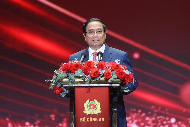Thủ tướng: Lực lượng công an là 'lá chắn thép', điểm tựa bình yên của nhân dân