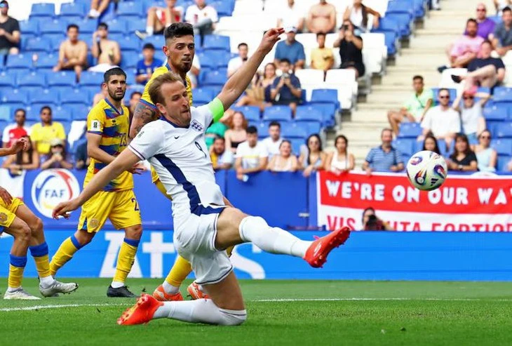 Harry Kane lập công trong trận đấu 'thiếu nghiêm túc' của tuyển Anh ở vòng loại World Cup 2026