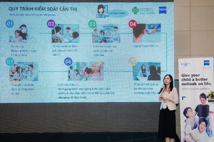Bệnh viện Mắt Sài Gòn báo cáo chuyên môn tại hội nghị cận thị