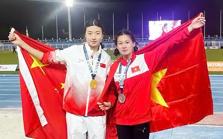 Điền kinh Việt Nam giành huy chương nhảy cao tại Giải U18 châu Á