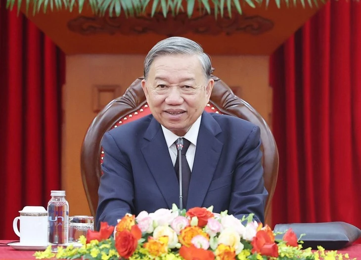 Thư chúc mừng của Tổng Bí thư Tô Lâm nhân kỷ niệm 80 năm thành lập ngành ngoại giao