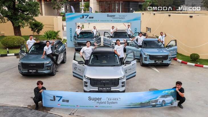 Jaecoo J7 PHEV chỉ 1 bình xăng đi qua 3 nước