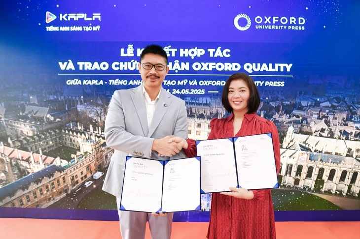 Oxford University Press trao chứng nhận Oxford Quality cho Kapla